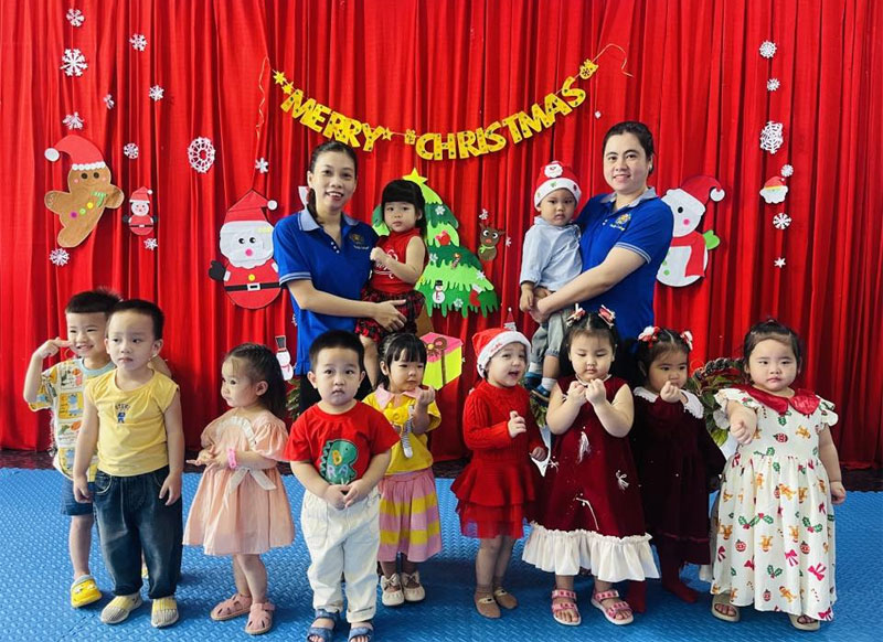 Giáng sinh yêu thương tại trường mầm non Thái Bình Dương