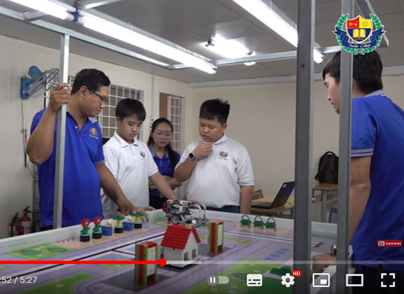 Học sinh trường phổ thông Thái Bình Dương tham dự cuộc thi Tài năng Robot Robotacon Wro 2024