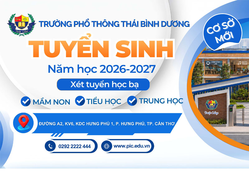 Thông báo tuyển sinh năm học 2026 - 2027 từ bậc Mầm non đến THPT