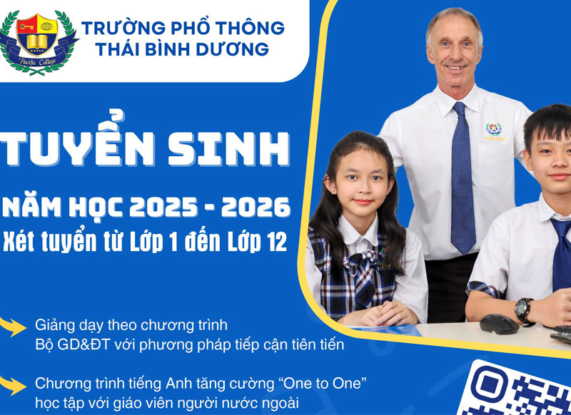 Tuyển sinh từ lớp 1 đến lớp 12 theo phương thức xét tuyển học bạ